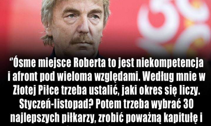 Zbigniew Boniek ma POMYSŁ na reformę Złotej Piłki